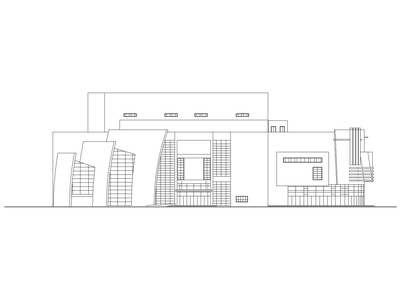 某三层影剧院建筑施工图（CAD）