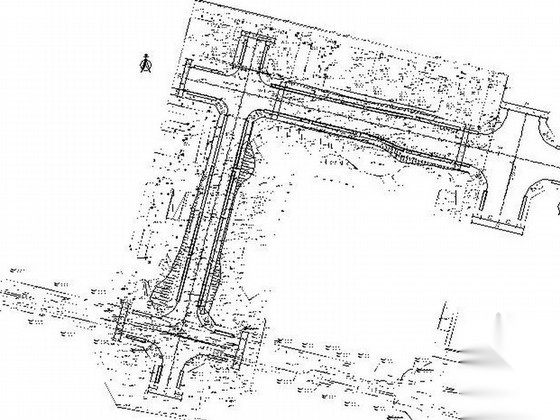 [重庆]特色景观通廊道路设计施工图 景观 规划设计