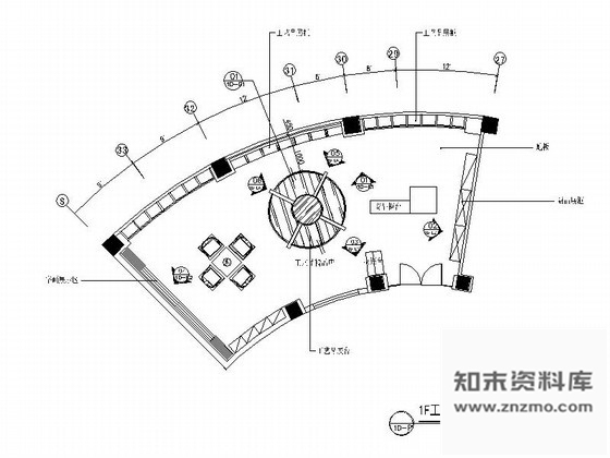 施工图南京酒店内工艺精品店装修图