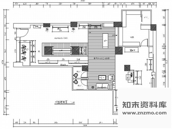 施工图南京160平日韩风格服装店装修CAD施工图含效果图