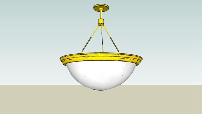 吊灯 草图大师模型