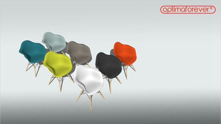 Vitra Eames DAW基本多色彩