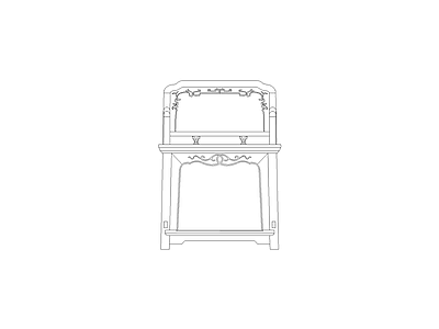 柜子 现代家具图块别墅家具图块施工图