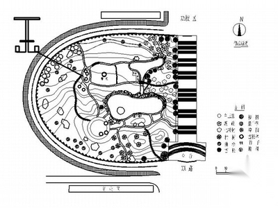 小游园环道设计施工详图