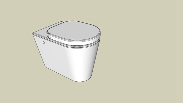 马桶 草图大师模型