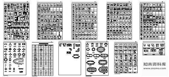 图块/节点建筑常用CAD图块