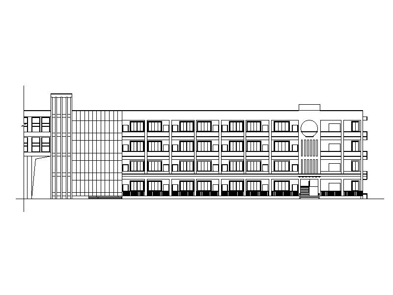 浙江 现代学院风格小学全套校园建筑设计方案图纸