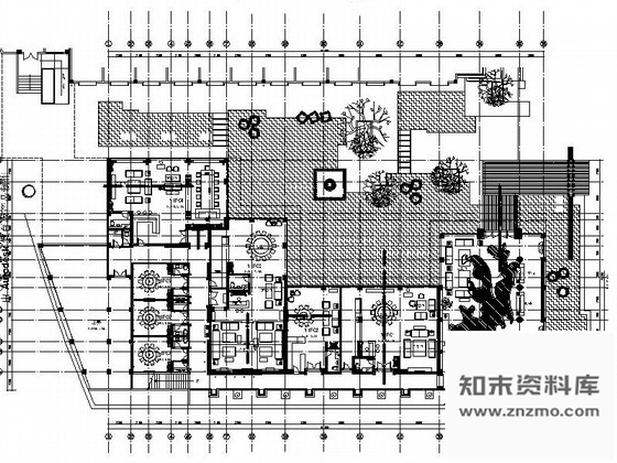 施工图徐州某酒店餐饮休闲会所装修图