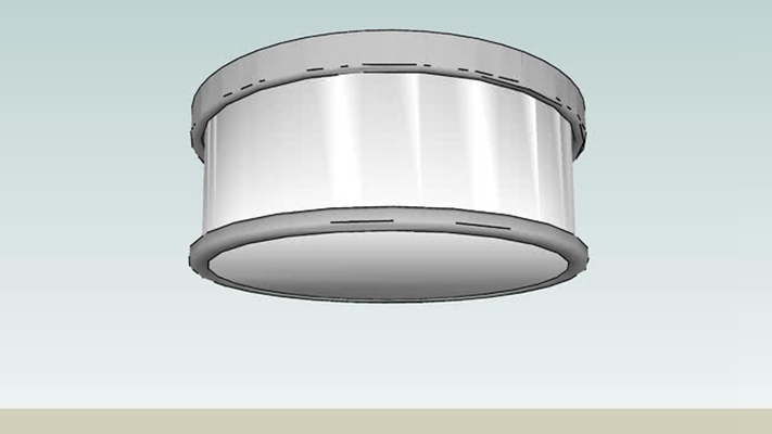吸顶灯 草图大师模型