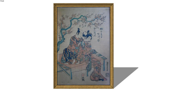 日本日本画 相框 书 画 活页簿