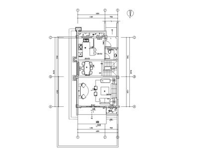 四川联排别墅样板间效果图+施工图CAD