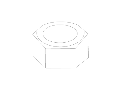现代五金管件现代五金管件门把手膨胀螺栓管件弯头门锁施工图 螺母