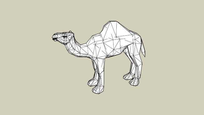 Dromedary Camel（成人） 画 其他 阿拉伯骆驼 家居物品 美女