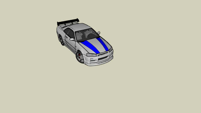 日产天际GTR-34 瓶子 数字手表 饰品 手机 箱包