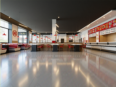 现代快餐店