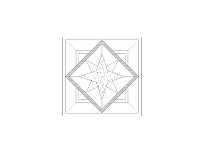 地面拼花 平立面图图块平面图块