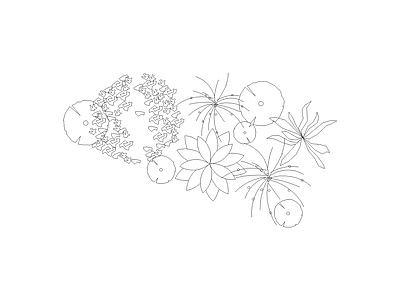 种绿植盆栽图块 植物