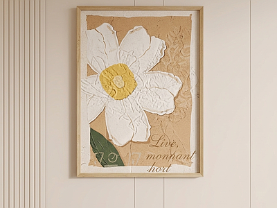设计感花卉挂画挂画