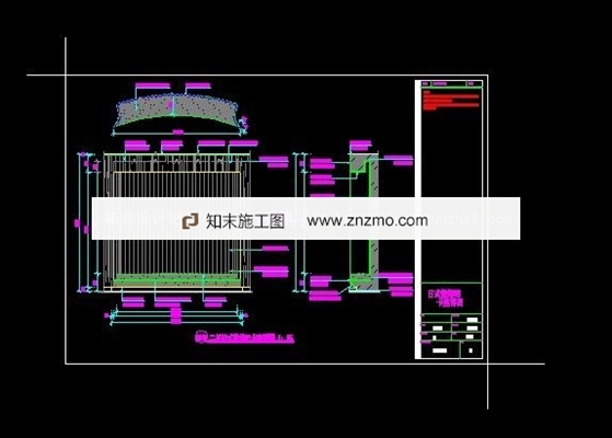 烧烤吧卡座详图 家具节点详图