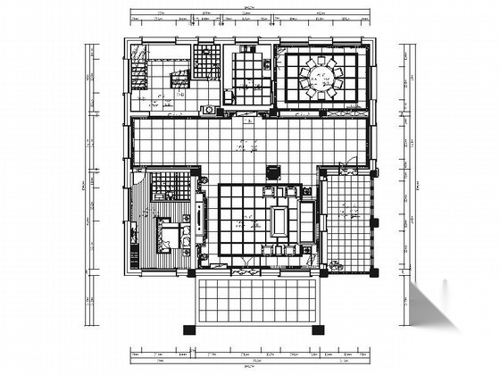 [福建]豪华现代风格私人别墅室内装修施工图