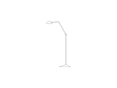 卫生间电器洁具厨具灯具施工图 落地灯