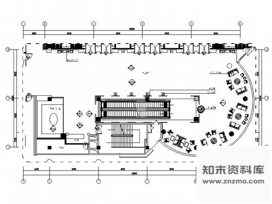 施工图江苏中外合资连锁大饭店宴会厅装修设计施工图含效果