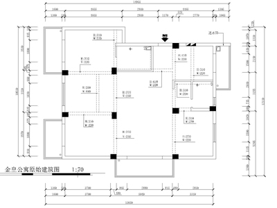 [福州]金皇公寓高逼格现代风施工图设计