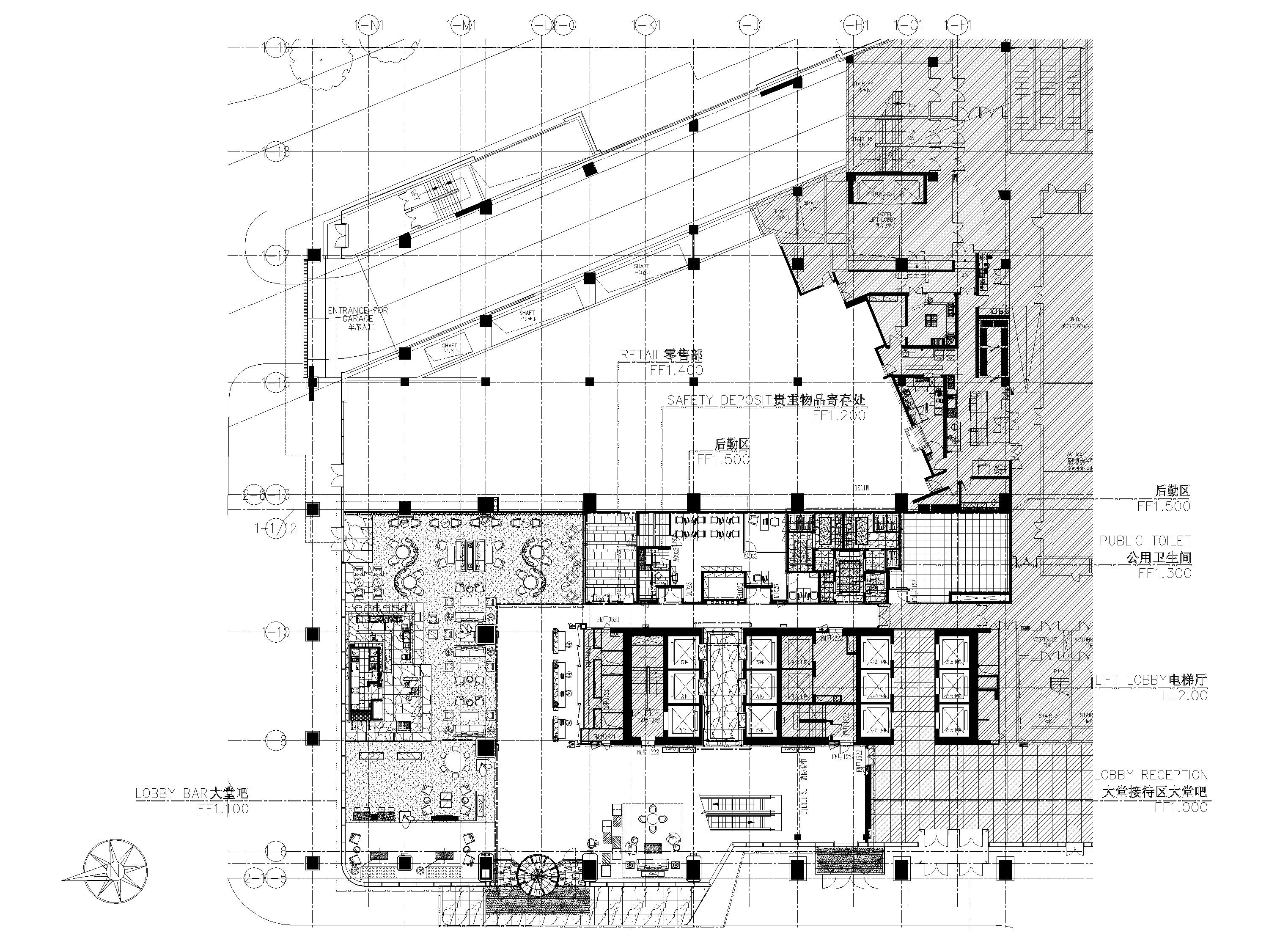 [山东]淄博喜来登酒店全部装修+建筑施工图