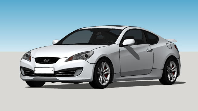 2009现代- Genesis Coupe 跑车 旅行轿车 轮 面包车