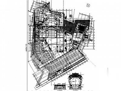 [无锡]名师设计形态独特高档现代大剧院设计施工图（含... 文化空间