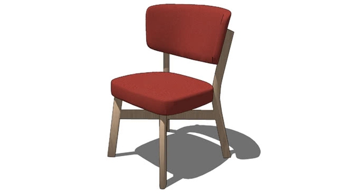 休闲椅 草图大师模型