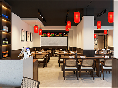 现代快餐店