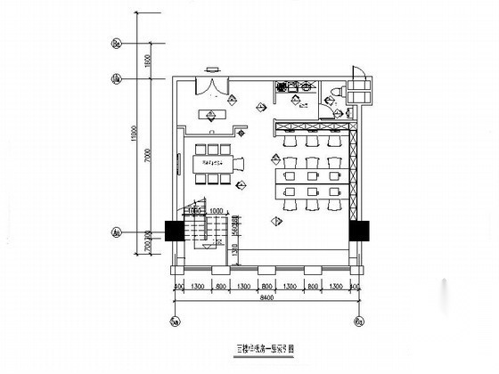 80㎡loft样板房办公室装修图