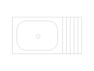 卫浴设施 现代家具图块别墅家具图块施工图