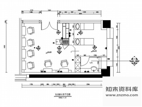 施工图时尚健身房室内设计装修图
