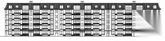 株洲市某五层13号住宅楼建筑施工图