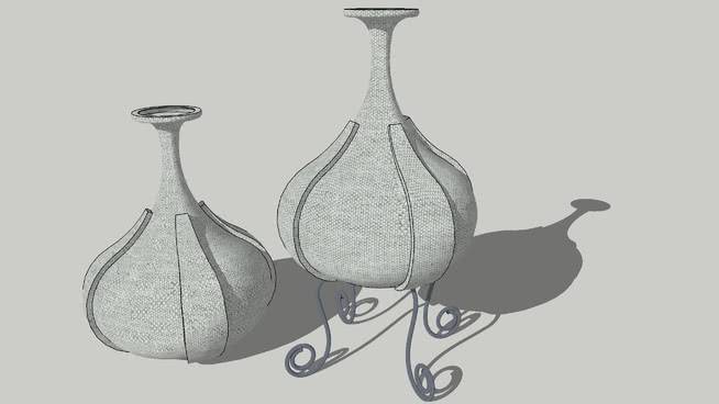 jamstech工作室：德_ vase & de _锅# 1的V8引擎。 瓷器 沙漏 瓶子 烧杯 家居物品