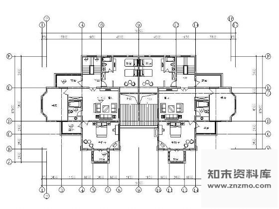 图块/节点别墅平面设计图