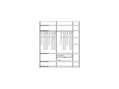 柜子 室内床模块施工图