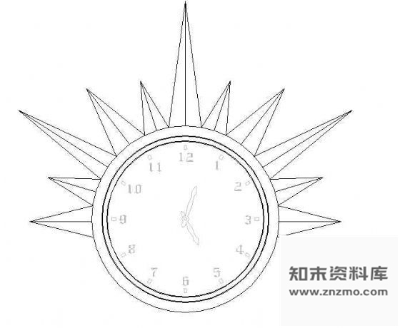 图块/节点台钟