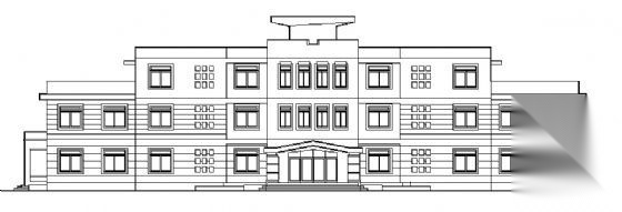 三层办公楼建筑方案图