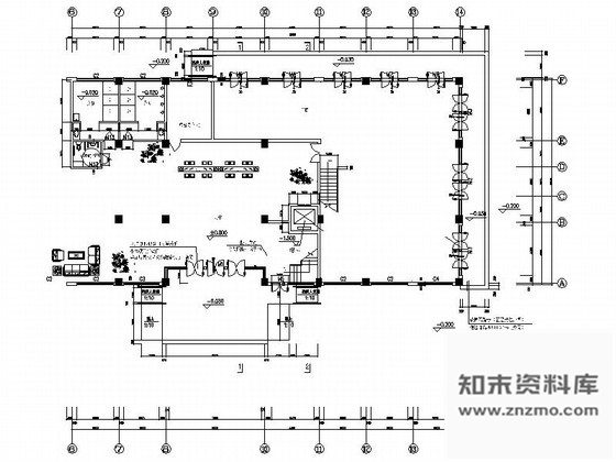 施工图盐城某星级酒店大堂设计(含效果
