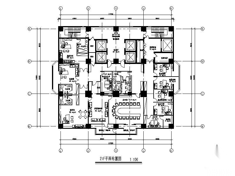 某办公室装修图