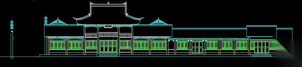 多层古城堡全套完整施工图