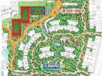 东莞石竹新花园园林景观方案 居住区景观
