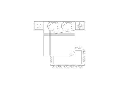 床 室内家具通用图块材料表灯具等