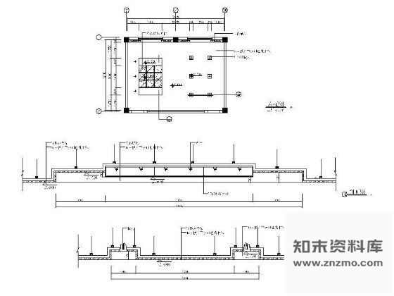 图块/节点所长室天花详图 吊顶节点