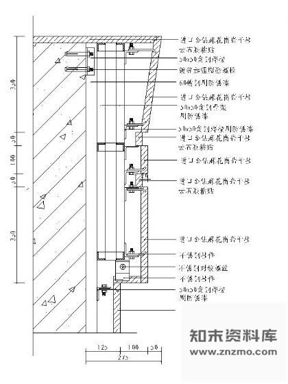 造型墙面详图 墙面通用节点