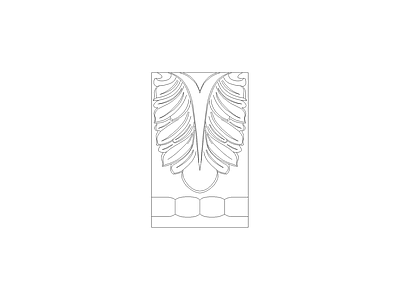 雕塑装饰构件 现代家装图块垭口套垭口套施工图