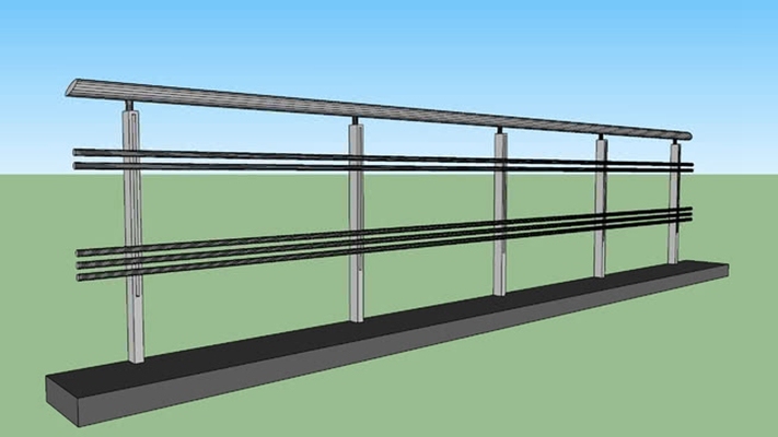 栅栏 草图大师模型